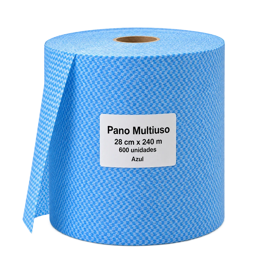 Pano Multiuso 28x240m 600un Azul MrPlus Talge — apresentação do produto