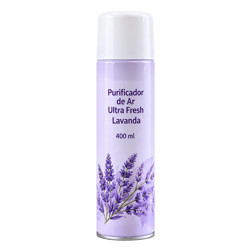 Purificador de Ar Ultra Fresh Lavanda 400ml — apresentação do produto